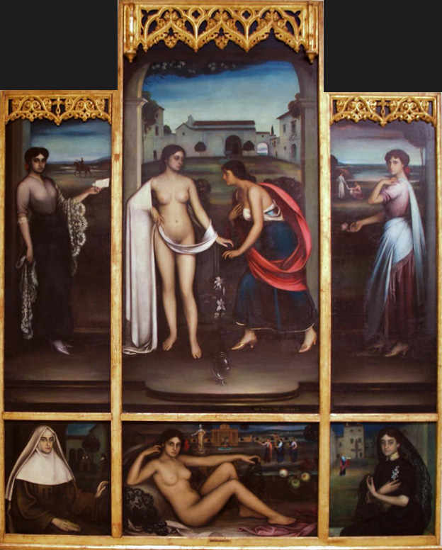 El Retablo que Desafió a una Nación: La Polémica de Julio Romero de Torres en 1910